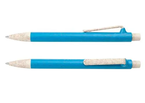 Bolígrafo azul Suecia de Paja de Trigo