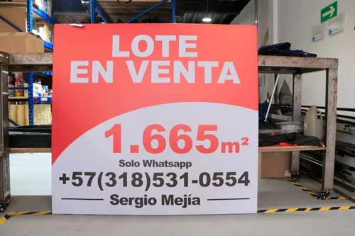 Bastidor lote en venta