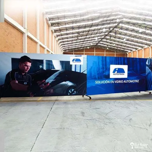 bastidor publicitario, bastidor metalico, aviso tipo bastidor, bastidor estructura metalica, bastidor lona publicitaria