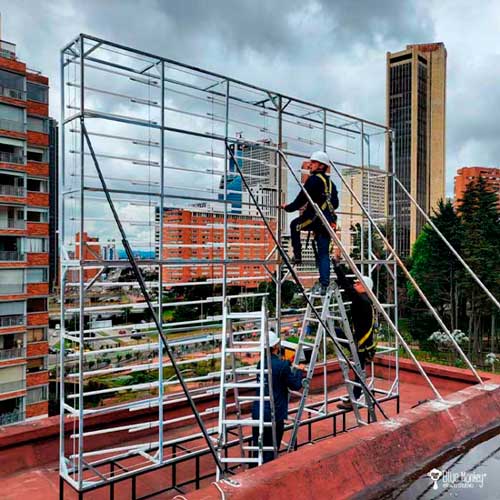 Instalacion de vallas publicitarias, Instalación publicitaria en alturas, Instalacion bastidores publicitarios, Instalacion de publicidad, Publicidad impresion e instalacion, Instalacion publicitaria