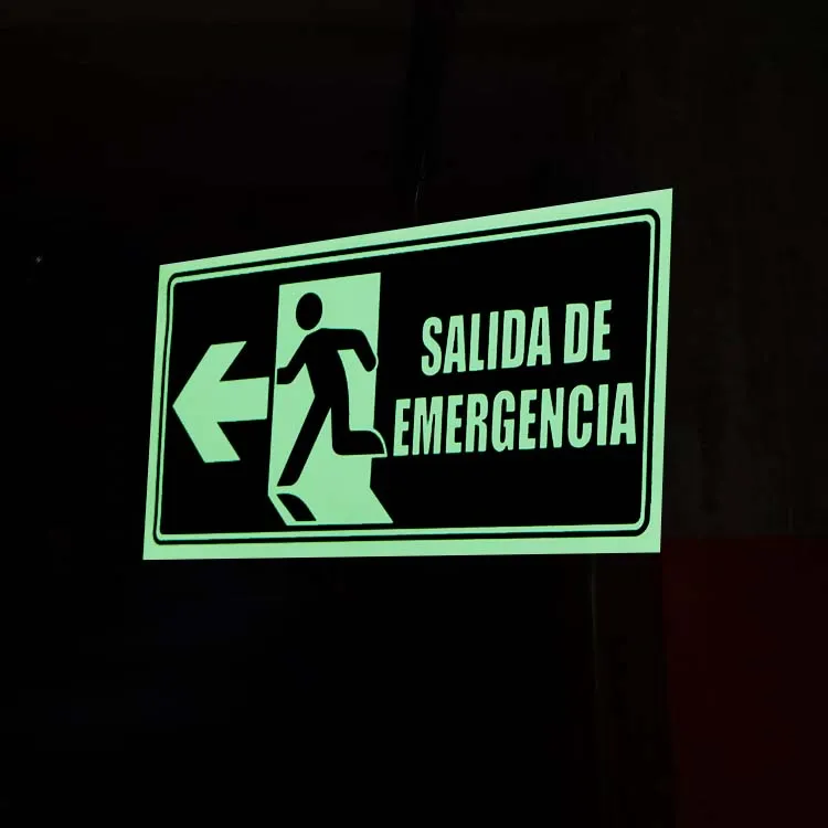 señalética fotoluminiscente bogota
