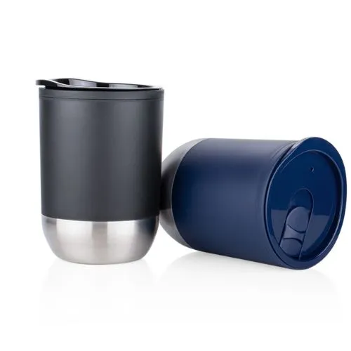 vaso tipo mug en acero